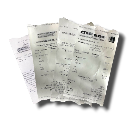 Bulk receipts